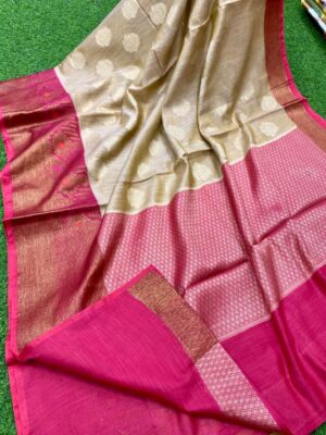 Banarasi Handloom Semi Linen Silk Sarees (19)