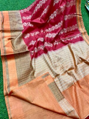 Banarasi Handloom Semi Linen Silk Sarees (21)