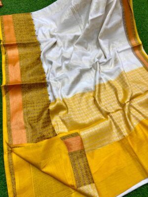 Banarasi Handloom Semi Linen Silk Sarees (25)