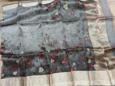 Banarasi Pure Handwoven Kora Silk (19)