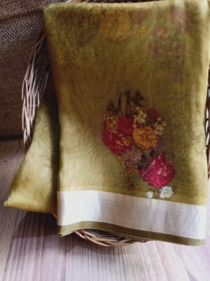 Banarasi Pure Handwoven Kora Silk (2)