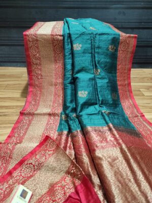 Handloom Tussar Silk With Silkmark (4)