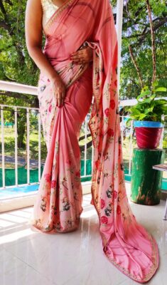Latest Crepe Silk Sarees With Blouse (7)