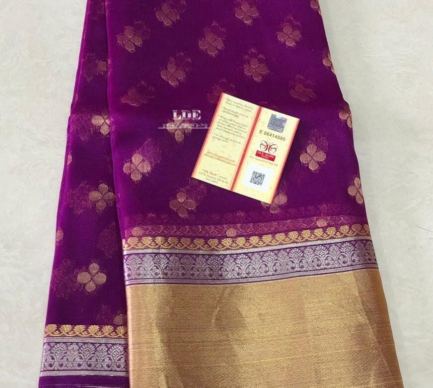 Latest Organza Sarees With Price (2)
