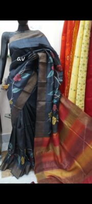 Latest Tussar Silk Sarees (7)