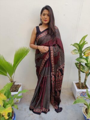Modal Silk Sarees With Zari Pallu (10)