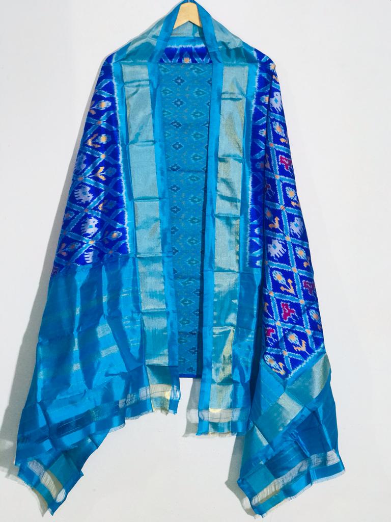 New Arrivals Ikkat Pattu Dress Materials | siri designers