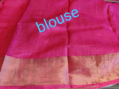 Premium Quality Zari Tussar Sarees With Blouse (16)
