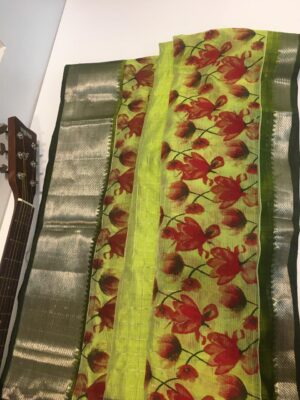 Printed Mangalagiri Silk Bycotton Sarees (21)