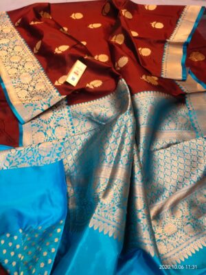 Pure Banarasi Katans Silk Sarees With Onlinejpg (11)