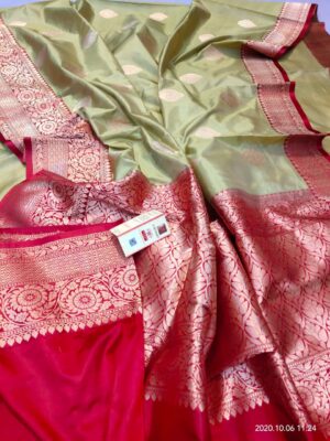 Pure Banarasi Katans Silk Sarees With Onlinejpg (28)