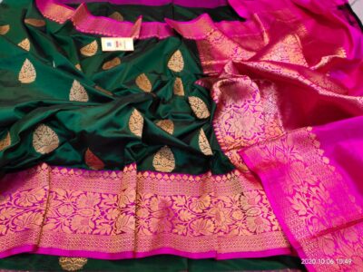Pure Banarasi Katans Silk Sarees With Onlinejpg (43)