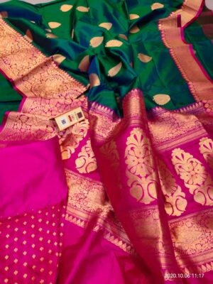 Pure Banarasi Katans Silk Sarees With Onlinejpg (5)