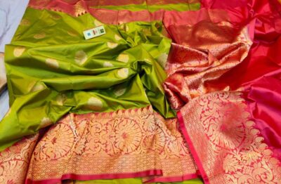 Pure Banarasi Katans Silk Sarees With Onlinejpg (51)
