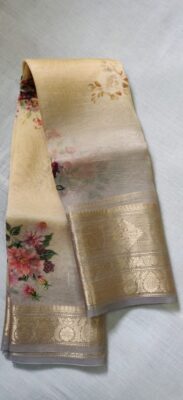 Pure Organza With Golden Border (16)