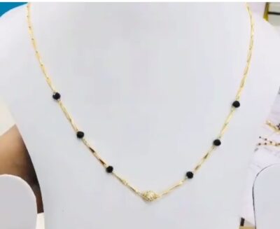 Beautiful Black Beads Collection With Price (28)