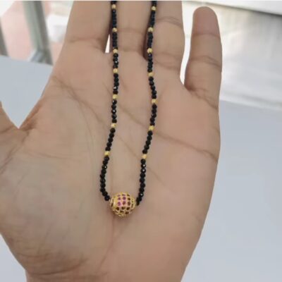 Beautiful Black Beads Collection With Price (9)