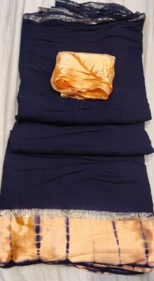 Latest Georgette Sarees With Border (4)