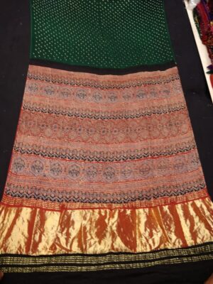Modal Silk Ajrakh Print Sarees (1)