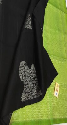 Pure Kanchi Soft Silk Sarees With Blouse (1)