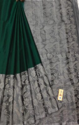 Pure Kanchi Soft Silk Sarees With Blouse (9)