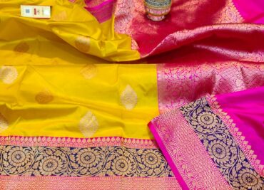 Pure Katan Silk Sarees With Price (50)