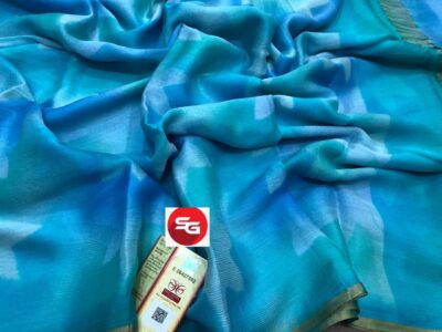 Pure Mysore Silk 3d Dye Sarees (5)