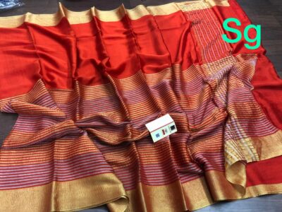 Pure Mysore Silk Striped Motif Sarees (11)
