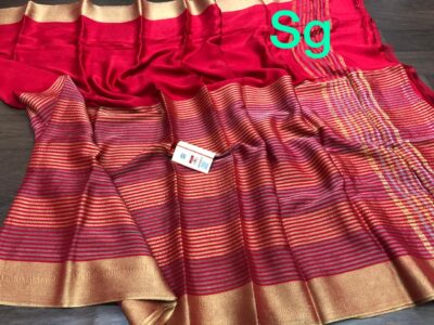 Pure Mysore Silk Striped Motif Sarees (3)