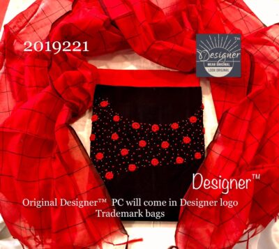 Red And Black Combination Dress Materials (3)