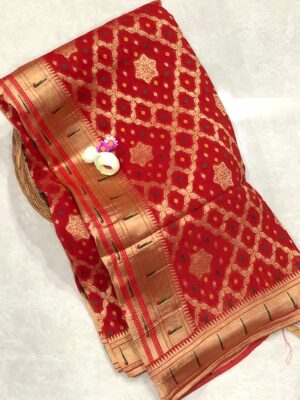 Bandini Style Georgette Sarees With Blouse (14)