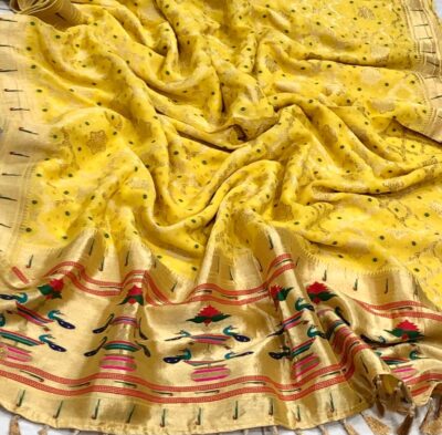 Bandini Style Georgette Sarees With Blouse (2)