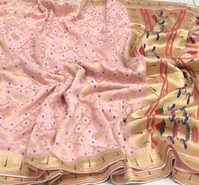 Bandini Style Georgette Sarees With Blouse (4)