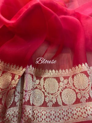 Latest Doual Shaded Pure Kora Silk Sarees (16)