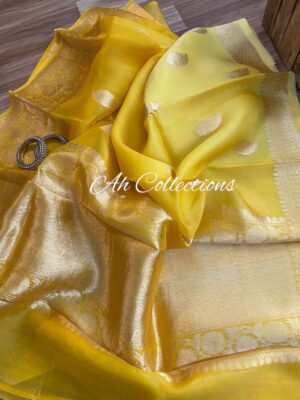 Latest Doual Shaded Pure Kora Silk Sarees (3)