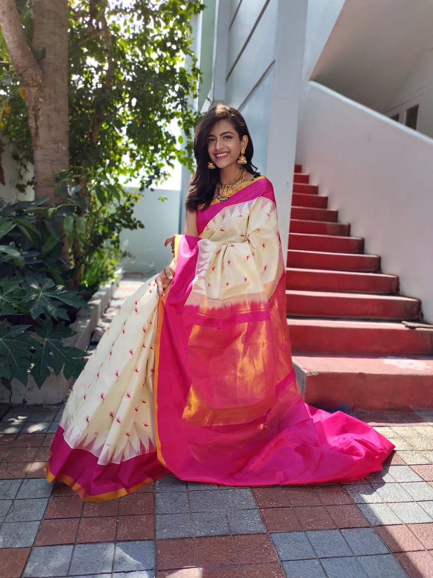 Buy Gadwal Silk Sarees Online in India by AdiMohiniMohanKanjilal