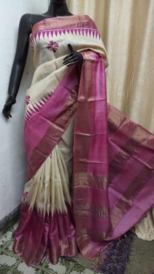 Pure Tussar Silk Sarees (4)