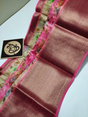 Pure Warm Silk Sarees With Floral Print (19)