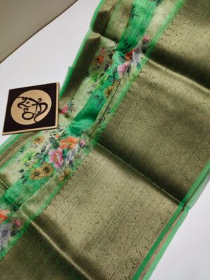 Pure Warm Silk Sarees With Floral Print (23)
