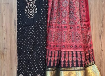 Ajrak Modal Silk Dress Materials (1)