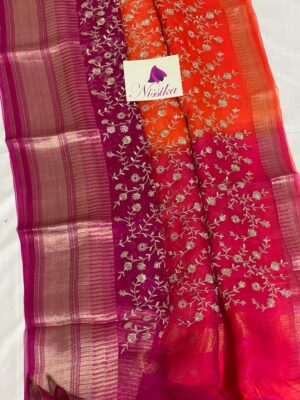 Banaras Kota Silk With Kanchi Border (2)