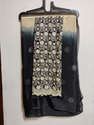 Beautiful Sequence Chinnon Sarees (9)