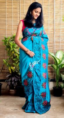 Bhagalpuri Soft Tussar Beautiful Cut Work Sarees (41)