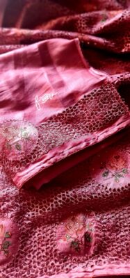 Butter Soft Tussar Silk Sarees With Embroidary (7)