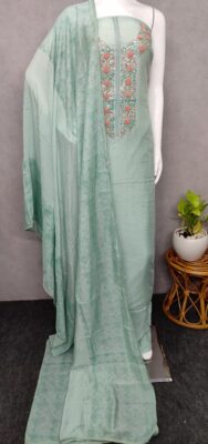 Chanderi Silk Embroidary Dress Materials (3)