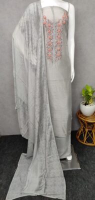 Chanderi Silk Embroidary Dress Materials (5)
