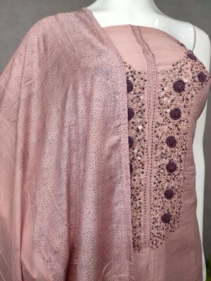 Chanderi Silk Embroidary Dress Materials (7)