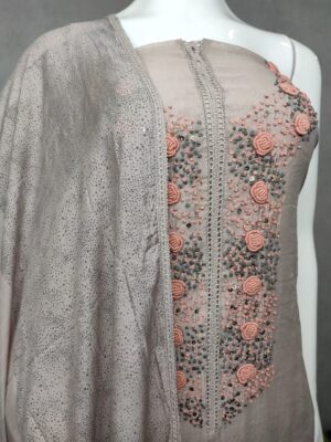Chanderi Silk Embroidary Dress Materials (8)