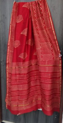 Exclusive Chanderi Silk Sarees With Price (50)