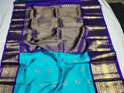 Exclusive Gadwal Silk Sarees With Blouse (1)